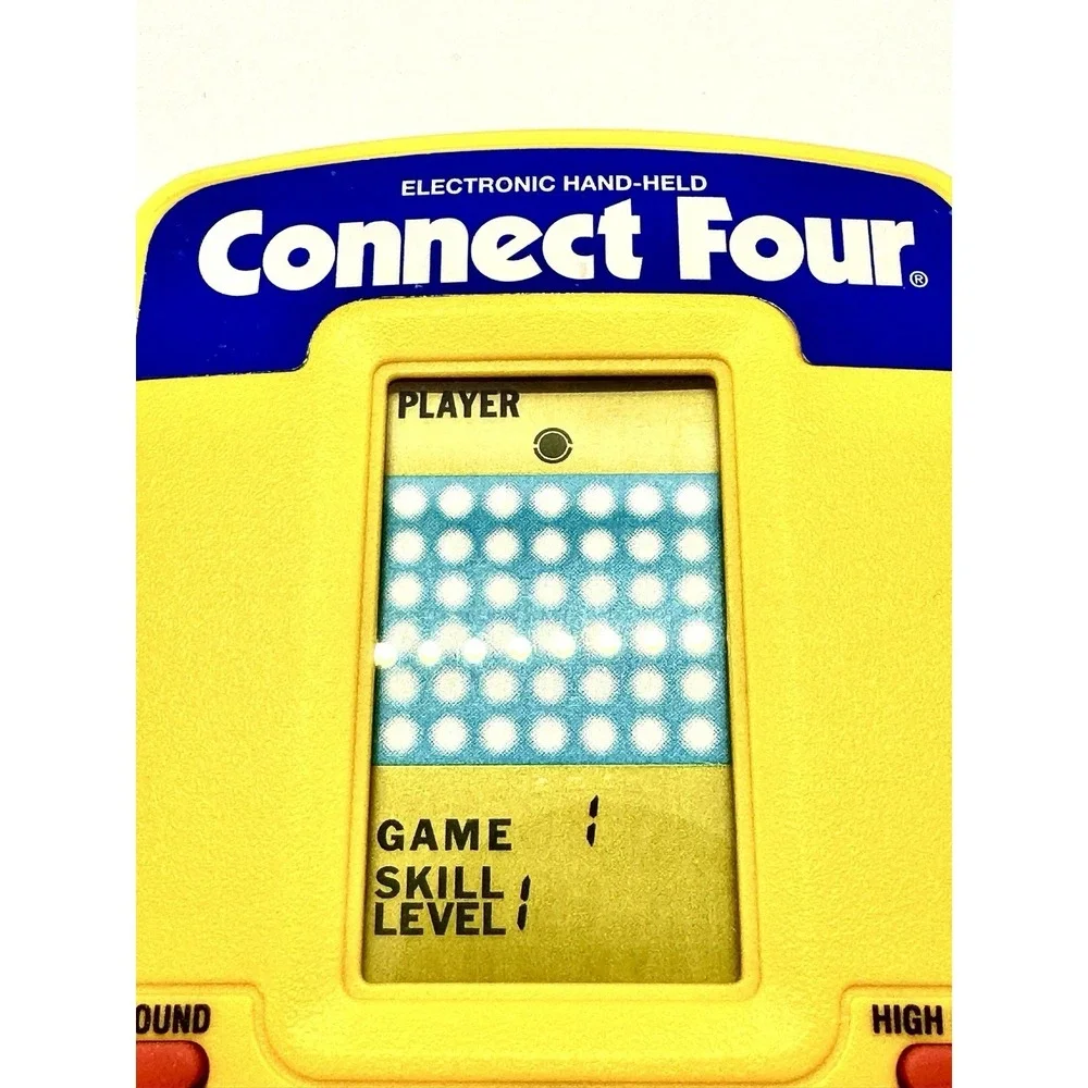Vintage 1995 Milton‎ Bradley Connect Four Handheld Electronic Game Retro 90s Toy